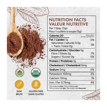 Rootalive Inc., Organic Cacao Powder, 454 Grams