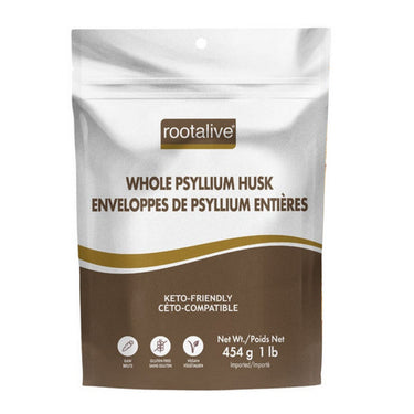 Rootalive Inc., Whole Psyllium Husk, 454 Grams
