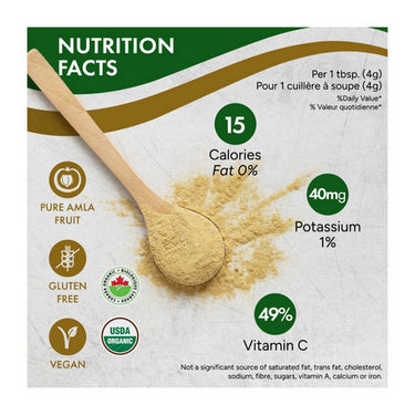 Rootalive Inc., Organic Amla Fruit Powder, 200 Grams
