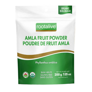 Rootalive Inc., Organic Amla Fruit Powder, 200 Grams