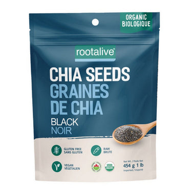 Rootalive Inc., Black Chia Seeds, 454 Grams