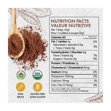 Rootalive Inc., Organic Cacao Powder, 200 Grams