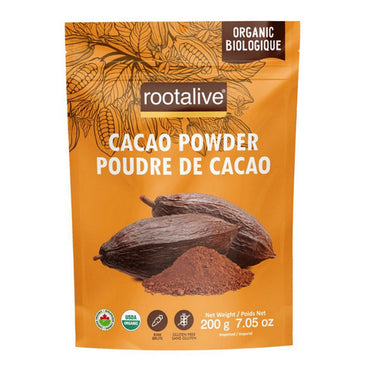 Rootalive Inc., Organic Cacao Powder, 200 Grams