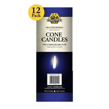Dutchmans Gold Inc., Cone Candles, 12 Pack