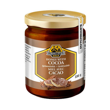 Dutchmans Gold Inc., Honey With Cocoa, 330 Grams