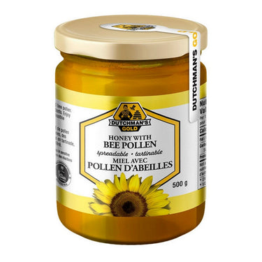 Dutchmans Gold Inc., Honey With Bee Pollen, 500 Grams