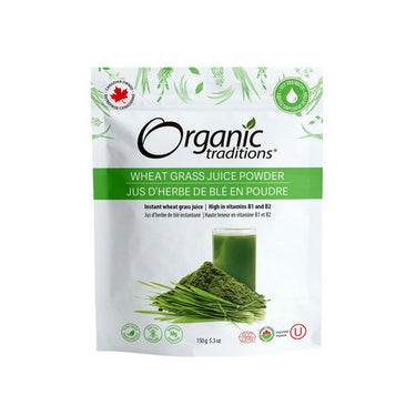 Organic Traditions, Organic Wheat Grass Juice Powder, 150 Grams