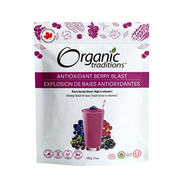 Organic Traditions, Organic Antioxidant Berry Blast, 100 Grams