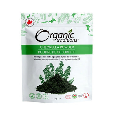 Organic Traditions, Organic Chlorella Powder, 150 Grams