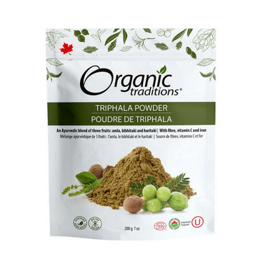 Organic Traditions, Organic Triphala Powder, 200 Grams