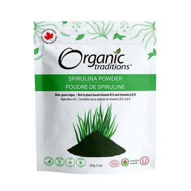 Organic Traditions, Organic Spirulina Powder, 150 Grams