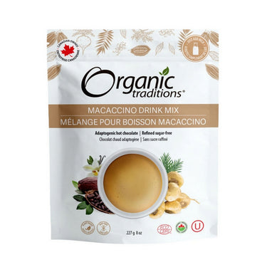 Organic Traditions, Macaccino Drink Mix, 227 Grams