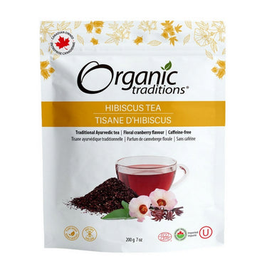 Organic Traditions, Hibiscus Tea, 200 Grams