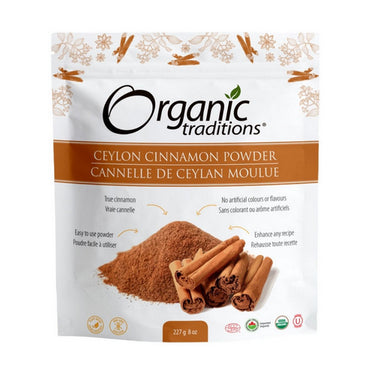 Organic Traditions, Ceylon Cinnamon Powder, 227 Grams