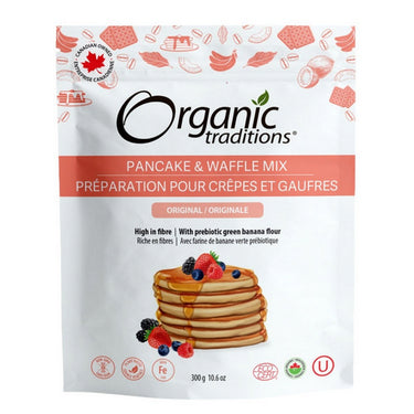 Organic Traditions, Original Pancake And Waffle Mix, 300 Grams