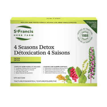 St. Francis Herb Farm Inc., Four Seasons Detox Kit, 1 Each