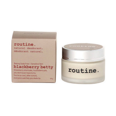 Routine Natural Beauty, Baking Soda Free Cream Deodorant Blackberry, 58 Grams