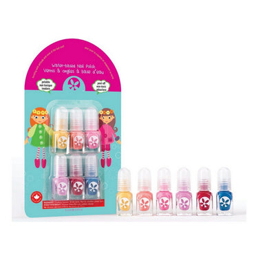 Suncoat, Water Based Nail Polish Mini Mani Six Kit, 6 Pack