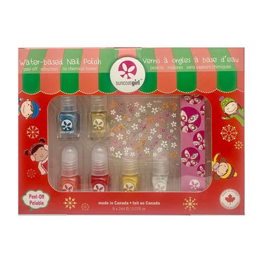 Suncoat, Nail Polish Kit Magic Mini Mani, 6 Pack