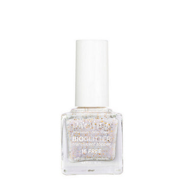 Pacifica, Bio Glitter Translucent Topper Nail Polish, 15 Ml