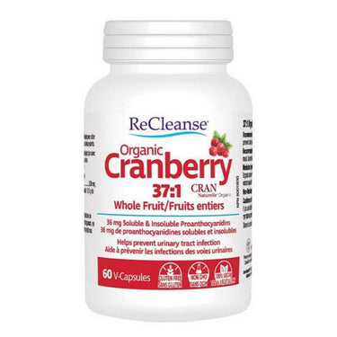Organic Cranberry Whole Fruit 60 Veggie Capsules by Prairie Naturals Health Products Inc.