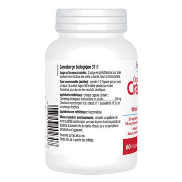 Prairie Naturals Health Products Inc., Organic Cranberry Whole Fruit, 60 Veggie Capsules