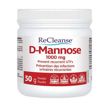 D Mannose Powder 50 Grams by Prairie Naturals Health Products Inc.