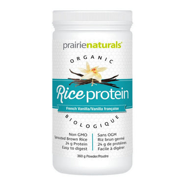Organic Rice Protein Natural 360 Grams by Prairie Naturals Health Products Inc.