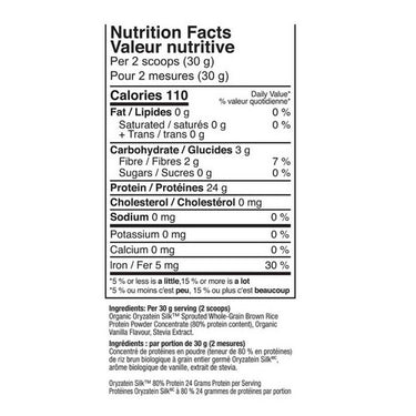 Prairie Naturals Health Products Inc., Organic Rice Protein Natural, 360 Grams