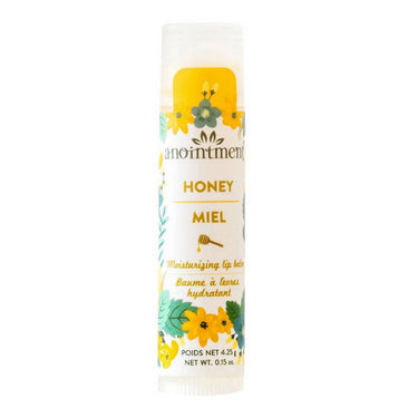 Anointment Natural Skin Care, Honey Lip Balm, 18 X 4.25g