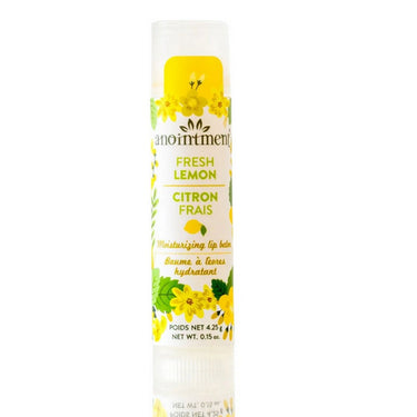 Anointment Natural Skin Care, Fresh Lemon Lip Balm, 18 X 4.25g