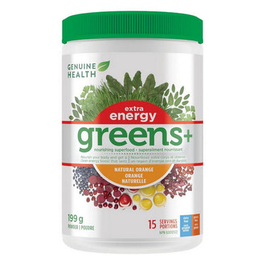 Greens Plus Extra Energy Orange 199 Grams by Genuine Health