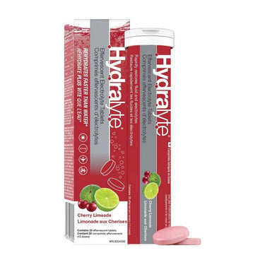 Hydralyte, Electrolyte Tablets Cherry Limeade, 20 Count