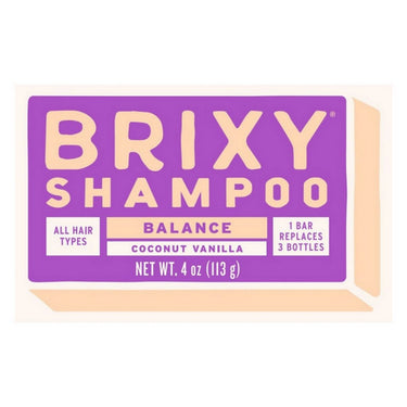 Brixy, Shampoo Bar Coconut Vanilla, 113 Grams
