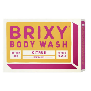 Brixy, Body Wash Bar Citrus, 113 Grams