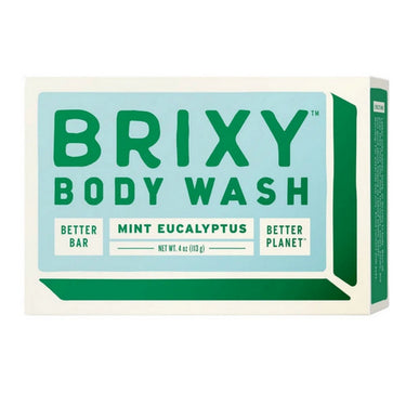 Brixy, Body Wash Bar Mint Eucalyptus, 113 Grams