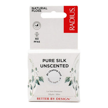 Natural Floss Pure Silk Unscented 30 Meters (6 Count) by Radius Corporation