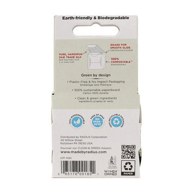 Radius Corporation, Natural Floss Pure Silk Unscented, 30 Meters (6 Count)