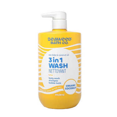 The Seaweed Bath Co., 3 in 1 Wash Creamy Coconut, 887 Ml