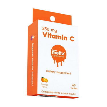 Nutrameltz, Vitamin C, 250 Mg, 60 Tablets