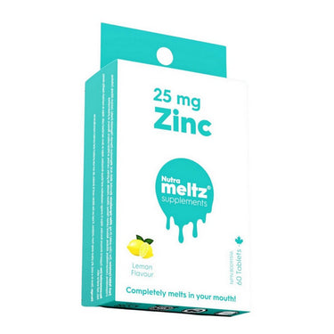 Nutrameltz, Zinc, 25 Mg, 60 Tablets
