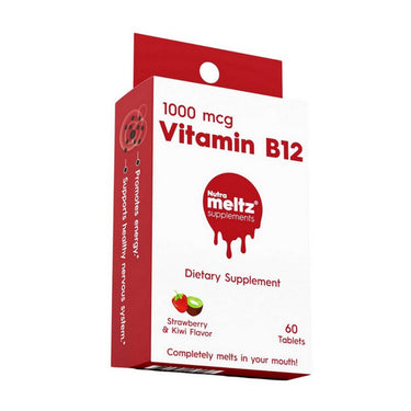 Nutrameltz, Vitamin B12, 1000 Mcg, 60 Tablets