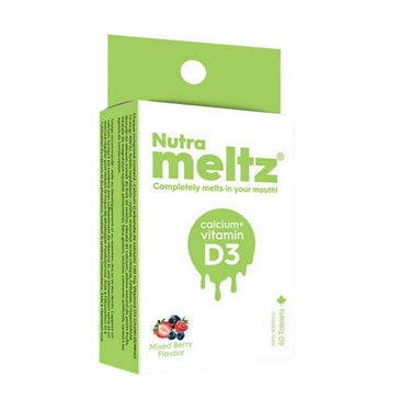 Calcium And Vitamin D3 Mixed Berry 60 Tablets by Nutrameltz