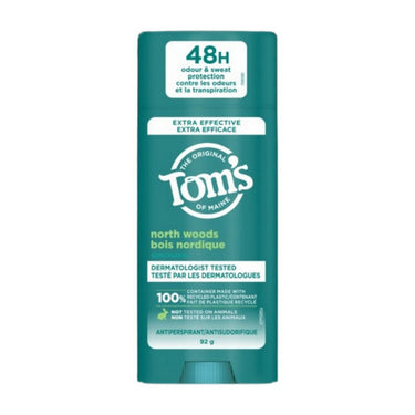 Tom's Of Maine, North Woods 48 Hours Deodorant, 92 Grams
