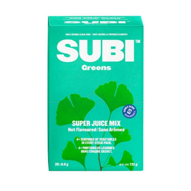 Subi Foods inc., Super Juice Mix Not Flavoured, 6.6 Grams (20 Count)