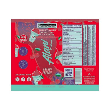 Alani Nu, Energy Drink Cherry Slush, 355 Ml (12 Count)