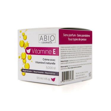 Abio Cosmetic, Cream with Natural Vitamin E, 120 Ml
