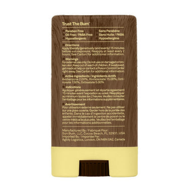 Sun Bum, Original SPF 30 Sunscreen FaceStick, 13 Grams
