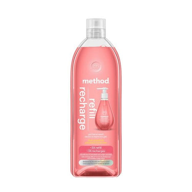 Method Products, Pink Grapefuirt Gel Hand Wash Refill, 1 Liter