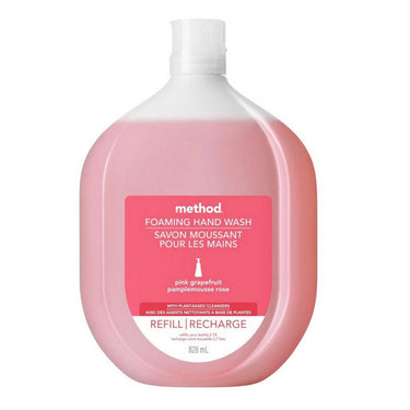 Method Products, Pink Grapefruit Foaming Refill, 828 Ml